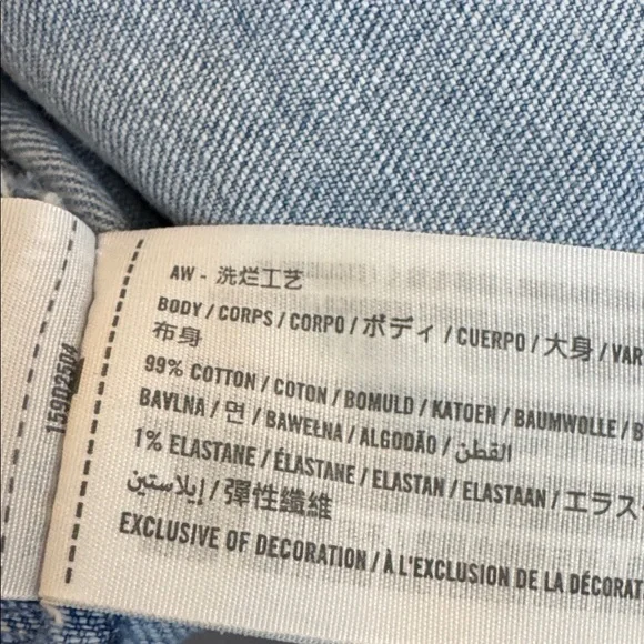 Abercrombie & Fitch Mara Denim Dress V-Neck Tall - Picture 11 of 11